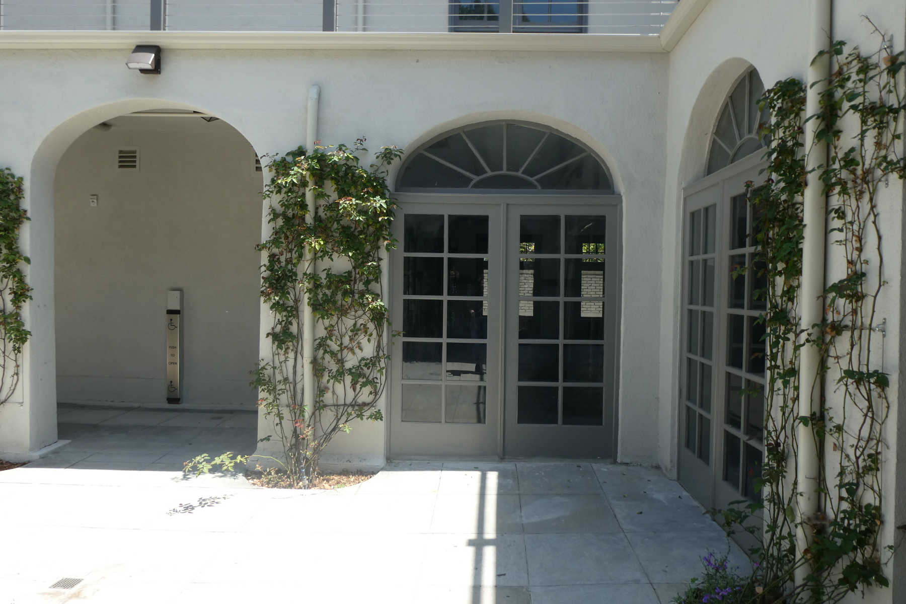 Renovated courtyard 